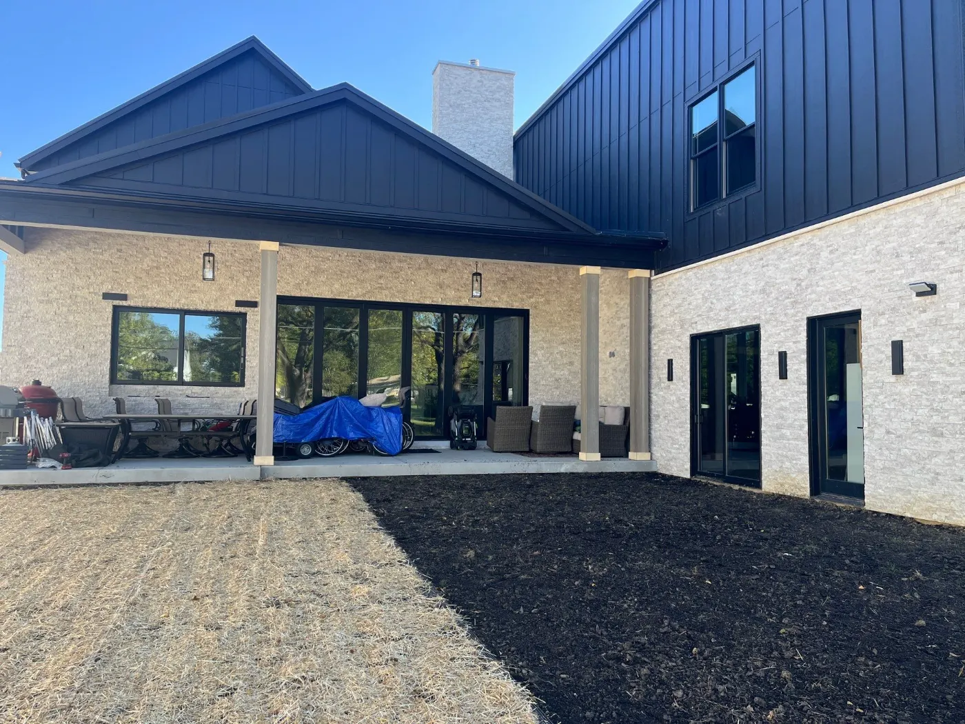 Siding installation documented in Mount Comfort